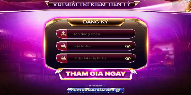 Thiết lập tài khoản mới